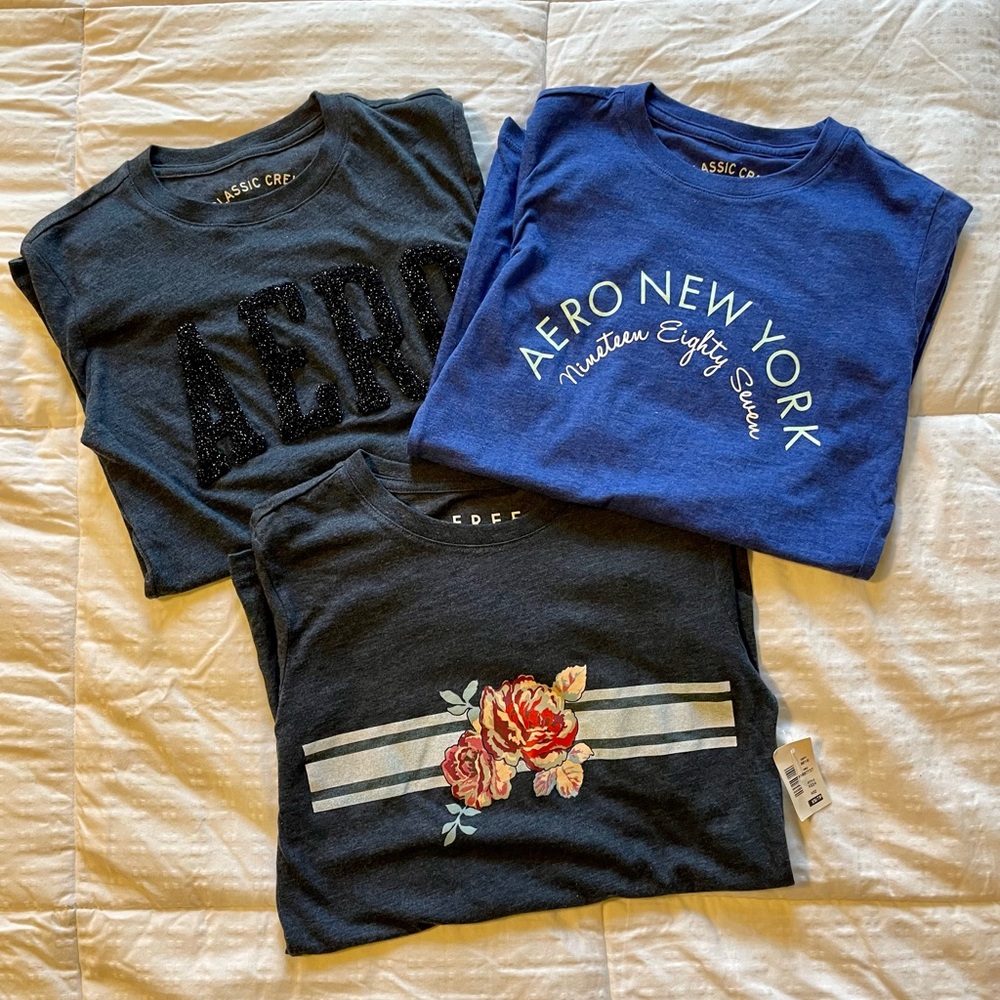 Bundle of Classic Crew T-Shirts S XS